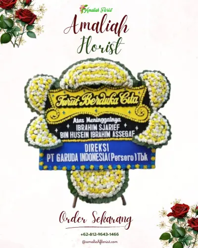 Papan Bunga Duka di Sidamulih