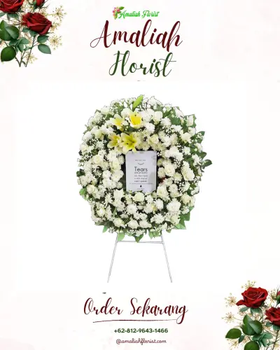 Krans Bunga Duka Cita di Sidamulih