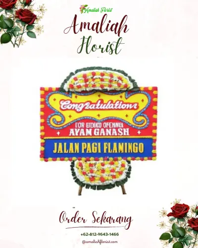 Bunga Papan Congratulation di Sidamulih